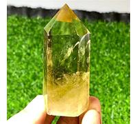 XUQULI 1 PC Punto de Cristal de Cristal de crisco de Cuarzo de Citrino Ahumado Natural Gran elección para la decoración del hogar.