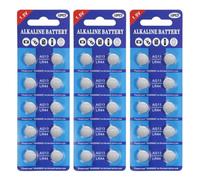 XURILAI 30 Piezas Pilas de botón alcalinas AG13 LR44 1.5 V sin Mercurio (357/357A/L1154/A76/GPA76)