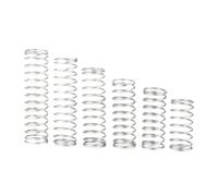 Xuro 0-20pcs 0.5mm De Acero Inoxidable Micro Pequeño Resorte De Compresión OD 3mm / 4mm / 5mm / 6mm / 7mm / 8mm / 9mm / 10mm / 12mm(50mm,12MM 10PCS_0.5MM)