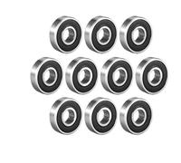 Xuro 10 piezas Rodamiento 6900 6901 6902 6903 6904 6905 6906 2RS Rodamiento rígido de bolas con doble sello y sección delgada 6905 2RS(6901-2RS 12x24x6mm)