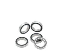 Xuro 5 rodamientos de bolas de ranura profunda ensanchados for cuadro de bicicleta de alta velocidad 63800, 63801, 63802, 63803, 63804, 63805 ZZ, 2Z, Z, RS, 2RS.(2RS,ABEC-3_63806-30X42X10MM)