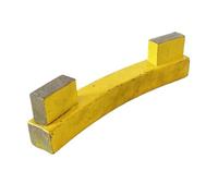 Xuro Cabezal de corte, tira de molienda de espesor fijo, piedra de cuarzo, granito, eliminación de arañazos de espesor fijo, unión de aleación de Metal(Brown,46)