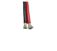Xuro Cable de extensión de 2 pines rojo y negro de PVC o silicona, calibre 28 AWG, 26 AWG, 24 AWG, 22 AWG, 20 AWG, 18 AWG, 16 AWG, cobre estañado for uso doméstico.(2Pin silicone,3M-9.8FT_26 AWG)
