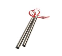 Xuro Calentador tubular SUS de un solo extremo, 2 unidades, 16 mm, 180-300 mm, 110 V/220 V/380 V, 720 W/800 W/880 W/1000 W/1200 W, elemento eléctrico.(110V,201SUS 720W 16x180mm)