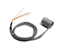 Xuro Calentadores de banda espirales canal caliente eléctricos 35 mm, 220 V, con cable tierra, sección transversal 3 x, 4,2,5, y(3.3x3.3mm,110V,800W 35x40mm(IDxH))