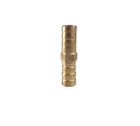 Xuro Conector de tubo de latón de 3 y 4 vías, cable de manguera de codo recto de 6, 8, 10, 12, 14, 16 y 19 mm, conector de púas de cobre, adaptador de unión(Straight,19mm)