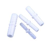 Xuro Conectores directos de plástico de igual diámetro for acuario, bomba de aire, manguera, junta pagoda, accesorios de tubería de agua, 5 a 200 unidades, 4 a 14 mm(6-6mm PE,5 Pieces)