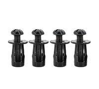 Xuro Conjunto De Remaches De Expansión De Tuercas De Jack De Pétalos M4-M8, Tuercas De Bloqueo De Metal Para La Fijación Del Panel(Screw Nut(4Set) Black,M4x16)
