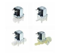 Xuro Electroválvula eléctrica de plástico, 12 V, 24 V, 110 V, 220 V, normalmente cerrada, 1/4, 3/8, 1/2, 12 mm, macho, hembra, entrada de agua y aire.(1PC 02 Female Valve,AC 220V)