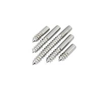 Xuro Tornillo autorroscante de doble cabeza de acero inoxidable 304/Tornillo hexagonal for escalera, sofá, muebles/Perno sin cabeza con punta puntiaguda