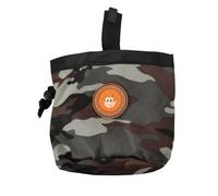 Xusdamyj Bolsa para el tratamiento de perros, bolsa de entrenamiento portátil para mascotas, con clip para cinturón y dispensador de bolsas de caca, bolsa de aperitivos manos libres para entrenamiento