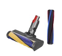 XUSENXFH Cepillo Compatible con Dyson V12 Detect Slim V10Slim, Accesorios For Alfombras, Rodillo Suave, Cabezal De Cepillo Motorizado con Luz Verde Antipolvo.