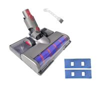 XUSENXFH Compatible con Dyson V15, V11, V10, V8 Y V7. Accesorio For Aspiradora. Cabezal De Cepillo Giratorio Suave con Luz De Detección De Polvo Y Depósito De Agua. Almohadillas For Fregar.