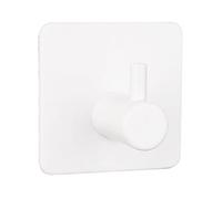 XUTCEKOUYR Plastic Wall Mounted Bathroom Hooks With Adhesive Are Suitable For Kitchens, Bathrooms, Classrooms, And Offices(White)