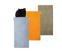 Xutong 3 Piezas Funda Gafas de Sol de PU, Bolsa de Almacenamiento de Gafas
