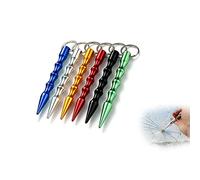 xutong 6 Piezas Llavero de Defensa Personal, Llavero Seguro, Llavero de Defensa Personal para Martillo de Emergencia,Longitud 13,6cm(6 Colores)