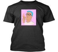 XUTSE Best Rare Hank Hill Smokin' a Cheeto Puff T Shirt Black 3XL