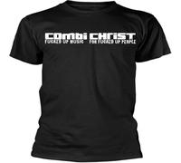 XUTSE Combichrist Army Sport T Shirts Männer Damen Herren Weiß Black L