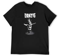 XUTSE Danzig Shirt American Heavy Metal Music Band Glenn Men T Black 3XL