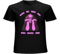 XUTSE Men's Aleister Crowley Love is The Law T Shirt Pagan Occult Magick Satan Short Sleeve Tops Black 3XL