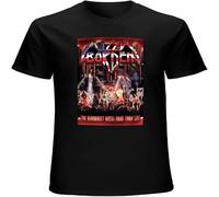 XUTSE Men's Lizzy Borden The Murderess Metal Road Show T Shirt Short Sleeve Tops Black S
