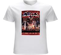 XUTSE Men's Lizzy Borden The Murderess Metal Road Show T Shirt White XXL