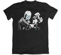 XUTSE Men's The Mask Movie Promo 90S Jim Carrey Reprint T Shirt Print Tees Short Sleeve O Neck Black L