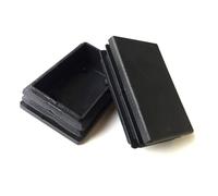 Xuulan 10 Uds. De Tapa de Extremo de obturación Rectangular de plástico Negro, tapón de inserción de Tubo, tapón for Silla, Tapa for pies de Mesa, 10x10, 100x100mm (Size : 50x100mm)
