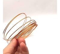 Xuulan Alambre magnético esmaltado for bobinado (0,8 mm, 0,18 mm, 0,03 mm, 40 AWG, 44 AWG, 22 AWG), alambre de cobre esmaltado QA-1/155, utilizado for bobinas de bobinado.(OD 0.10mm)