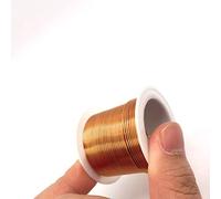 Xuulan Bobina de bobinado de imán esmaltado de 0,05 mm, 0,43 mm, 0,8 mm y 0,12 mm, alambre de cobre de 39 AWG, 34 AWG, 30 AWG y 41 AWG, alambre de cobre esmaltado Qa-1/155 utilizado for reparar cables