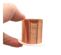 Xuulan Bobina de cable de cobre esmaltado de 0,45 mm, 0,2 mm, 1,2 mm y 1 mm, calibre 18, 39 y 32 AWG, QA-1/155 for bobinas(OD 0.13mm)
