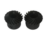 Xuulan Engranajes cónicos Engranaje espiral helicoidal de 1,5 M, 2M, 3 módulos, 15T, 18T, 20T, 22T, 25T, 30 dientes, piñón de rueda cónica, engranaje helicoidal derecho izquierdo (Color : 1.5 Module