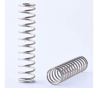 Xuulan Xianglaa-muelles 5PCS 1. 6x22mm Resorte de compresión, diámetro de Alambre de 1.6 mm, diámetro Exterior de 22 mm, Longitud Libre de 10-50 mm, Resorte de Metal de Acero Inoxidable