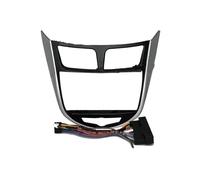 XUVODG Kit Montaje Panel Autoradio 7/9/10 Pulgadas para Hyundai para Solaris para Accent I25 2010-2016 Panel Salpicadero Radio Coche Marco Manga Alambre Kit Montaje Tablero(7 Inch B)