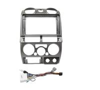 XUVODG Kit Montaje Panel Autoradio para Isuzu para D MAX para MU-7 2001-2005 Radio Coche Fascia Panel Estéreo 9 Pulgadas Marco Kit Tablero(2006-2012 Grey Cable)