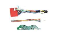 XUVODG Kit Montaje Panel Autoradio para Mazda 6 2004-2015 Android Marco Kit Panel 9 Pulgadas LHD RHD UV Negro Manual Auto AC 2 DIN Coche Cable Adaptador Arnés Vídeo(2013-2015 D)