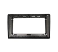 XUVODG Kit Montaje Panel Autoradio para Nissan para Tiida 2005-2010 9 Pulgadas Manual AC Auto 2Din Coche Interior Estéreo Android Marco Fascia Cable Vídeo Arnés Panel(A)