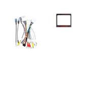 XUVODG Kit Montaje Panel Autoradio Radio Coche 101 Pulgadas Unidad Principal 2 DIN Panel DVD GPS MP5 Android Marco Tablero Fascia para Mitsubishi para Outlander 2014-2019(CanbusCable MT-SS-02)