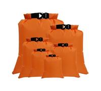 XUWEWI Bolsa Seca Impermeable Bolsa Seca Impermeable for natación, Rafting, Kayak, río, Trekking, navegación Flotante, canotaje, 6 uds(Orange)