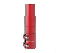 XUWEWI Elevador Manillar Bicicleta 2 Piezas de Elevador de Potencia de Bicicleta de aleación de Aluminio Elevador de Manillar Horquilla Extensor de Potencia fácil de Usar(Red)