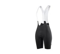 XUWEWI Pantalón De Peto para Ciclismo Culotte de Ciclismo for Mujer con Tirantes, Almohadilla Gel Anti-UV, for Verano, for Primavera, Ajustado(Black,XL)