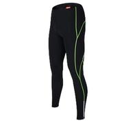 XUWEWI Pantalones Largos De Ciclismo Ropa Interior Ajustada for Hombre, Gel de Esponja 20D Acolchado for Bicicleta, Pantalones Largos a Prueba de Golpes for Descenso, Ciclismo(Black02,M)