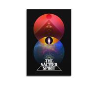 XUWSEWNE Póster estético de The Sacred Spirit para pared, diseño vintage de música y películas, pintura decorativa para sala de estar, dormitorio, 20 x 30 cm, estilo sin marco