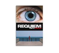 XUWSEWNE Requiem for A Dream Pósteres vintage para pared, lienzo estético, póster de música y películas, pintura decorativa para sala de estar, dormitorio, 30 x 45 cm, estilo sin marco