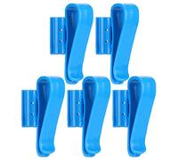 XUXHOU 5 Unids/Set Abrazadera de Soporte de Clamp/Holder de Fijación de Tubería de Agua de Acuario Duradera para un Fácil de Agua Se Adapta a Tubería de de 8-16mm Azul/Negro (Blue)