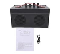 XUXHOU Altavoz de Guitarra de 30 W, Amplificador de Guitarra Eléctrica Acústica con Distorsión de Reverberación BT 5.0, Sonido Claro, Conector para Auriculares para Prácticas