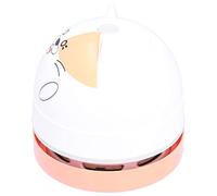 XUXHOU Aspiradora de Escritorio Mini Diseño Animal Bonito, Potente Succión para Habitación de Niños, Tamaño Portátil ABS de (Hámster)