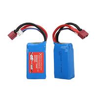XUXHOU Batería de Vehículo RC de 7,4 V 1500 MAh, Fuente de Alimentación de Larga Duración con Mano de Obra Fina, Compatible con Coche de Control Remoto A959B A969B A979B K929B
