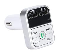 XUXHOU Car BT FM Transmisor Conexión Estable Reproductor Manos Libres para, Sonido Transparente Anti-interferencia para Conducir Segura, Puertos USB Duales para Cargar, para la Mayoría de los
