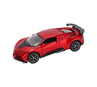 XUXHOU Coche Modelo a Escala 1:32, Coche de Juguete Fundido a Presión de Aleación de Zinc con Puertas Que Se Abren y Efectos de Luz de Sonido Realistas, para Niños y Coleccionistas (Rojo)